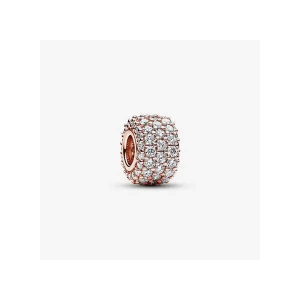 Pandora Sparkling Pave Triple-row Charm Tipton's Fine Jewelry Lawton, OK