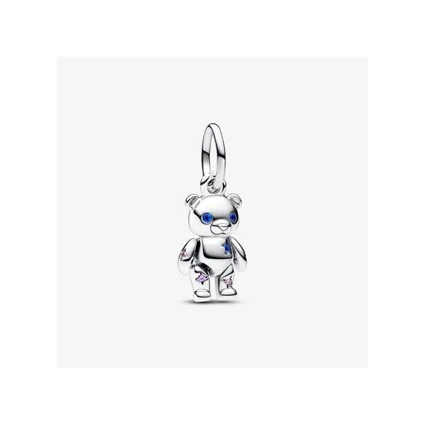 Pandora Sterling Silver Movable Teddy Bear Dangle Charm Tipton's Fine Jewelry Lawton, OK