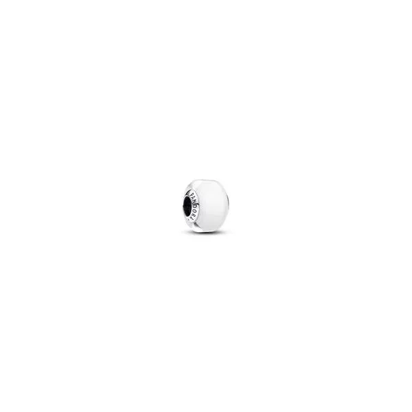 Pandora White Mini Murano Glass Charm Tipton's Fine Jewelry Lawton, OK