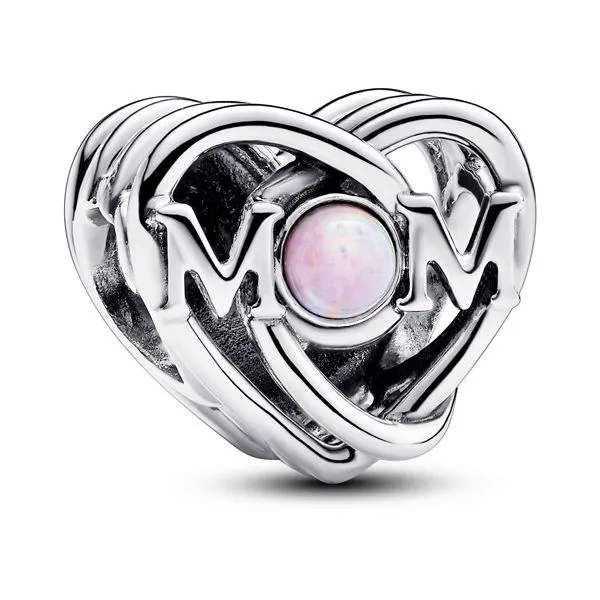 Openwork Mom and Heart Charm Tipton's Fine Jewelry Lawton, OK