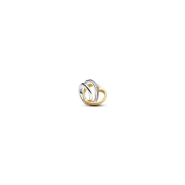 Two-tone Stepmom Entwined Hearts Charm Tipton's Fine Jewelry Lawton, OK
