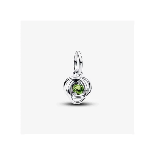 August Spring Green Eternity Circle Dangle Charm Tipton's Fine Jewelry Lawton, OK
