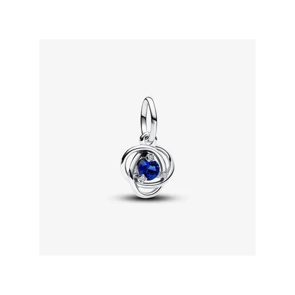 September Blue Eternity Circle Dangle Charm Tipton's Fine Jewelry Lawton, OK