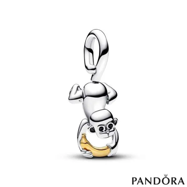 Two-tone Movable Monkey Dangle Charm Tipton's Fine Jewelry Lawton, OK