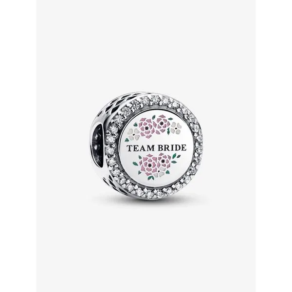 Sterling Silver Pandora "Team Bride" Charm Tipton's Fine Jewelry Lawton, OK