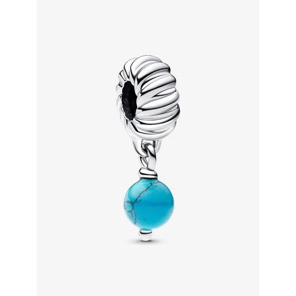Sterling Silver Turquoise Dangle Charm Tipton's Fine Jewelry Lawton, OK