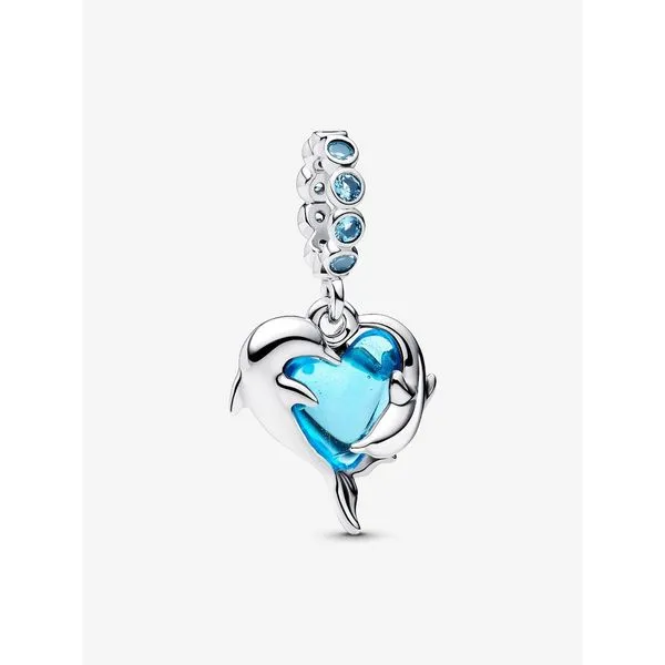 Sterling Silver Dolphins Dangle Charm Tipton's Fine Jewelry Lawton, OK