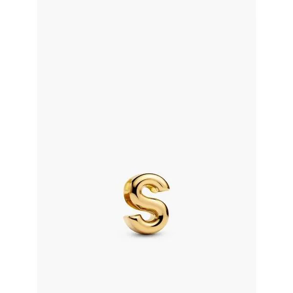 Gold Plated Letter S Charm Tipton's Fine Jewelry Lawton, OK