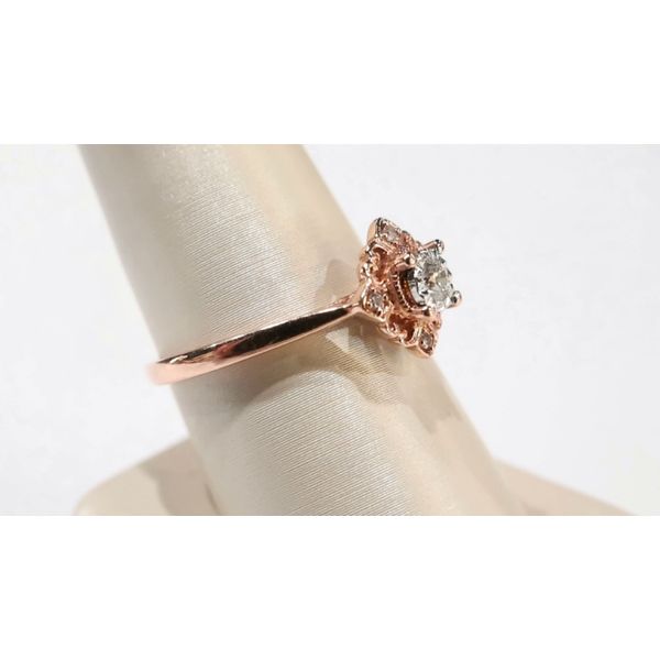Floral Engagement Ring Image 2 Timmreck & McNicol Jewelers McMinnville, OR