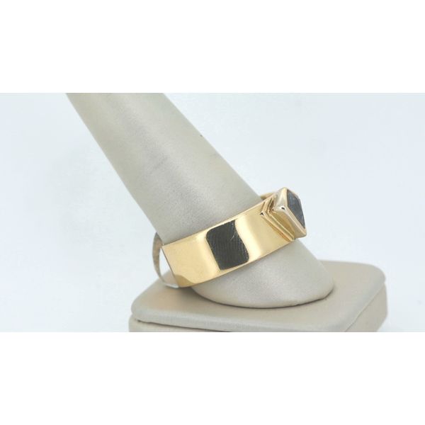 Salt & Pepper Diamond Wedding Band Image 2 Timmreck & McNicol Jewelers McMinnville, OR