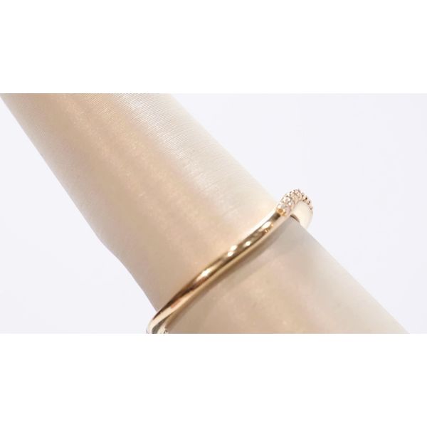Diamond Contour Band Image 2 Timmreck & McNicol Jewelers McMinnville, OR