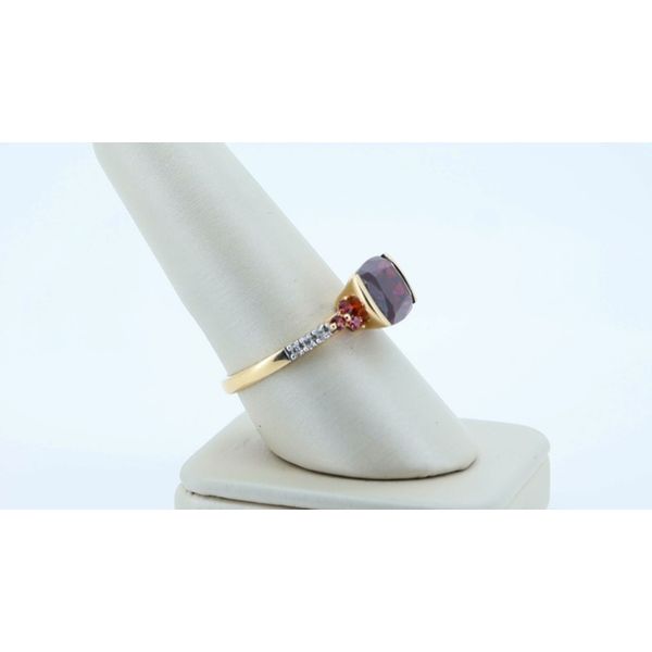 Garnet Fashion Ring Image 2 Timmreck & McNicol Jewelers McMinnville, OR