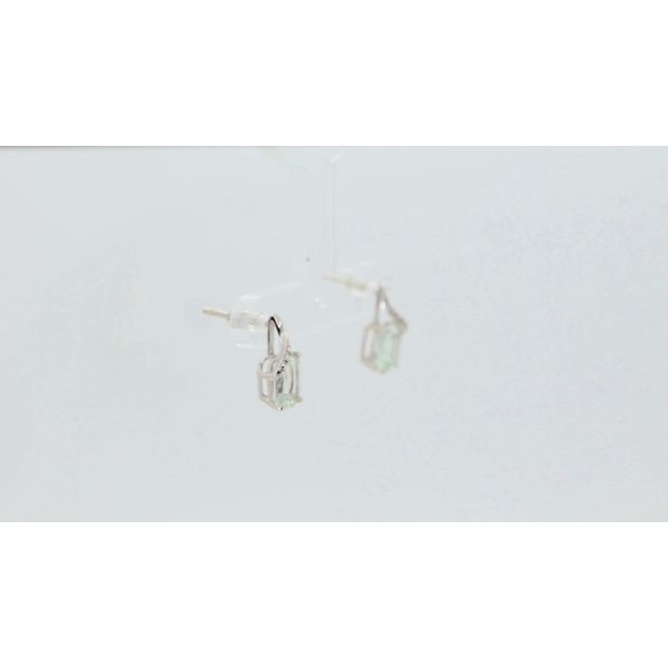 Prasiolite Earrings Image 2 Timmreck & McNicol Jewelers McMinnville, OR