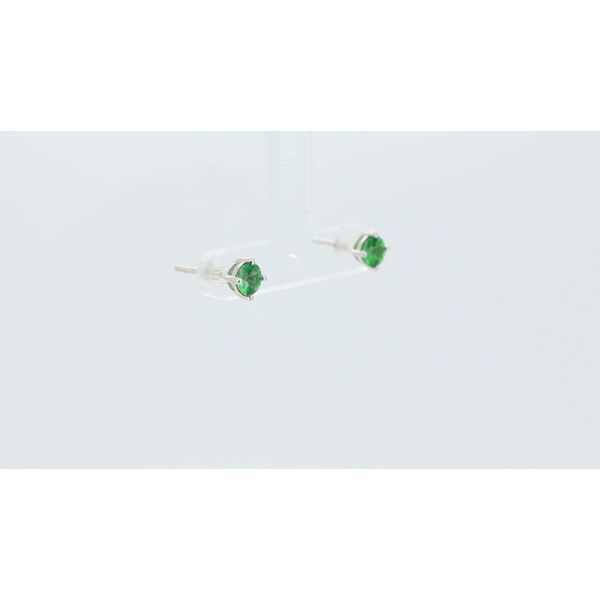 Tsavorite Garnet Studs Image 2 Timmreck & McNicol Jewelers McMinnville, OR