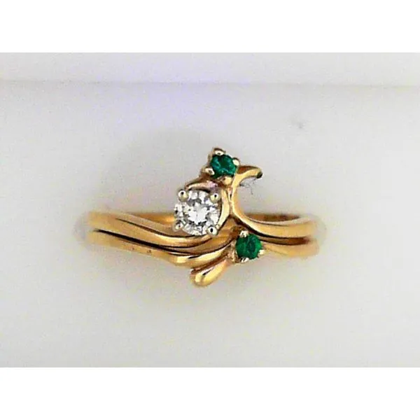 Colored Stone Wedding Set Timmreck & McNicol Jewelers McMinnville, OR