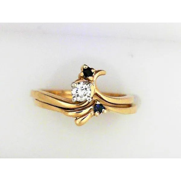 Colored Stone Wedding Set Timmreck & McNicol Jewelers McMinnville, OR