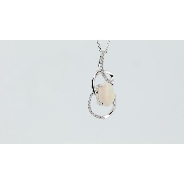 Freeform Opal Necklace Image 2 Timmreck & McNicol Jewelers McMinnville, OR