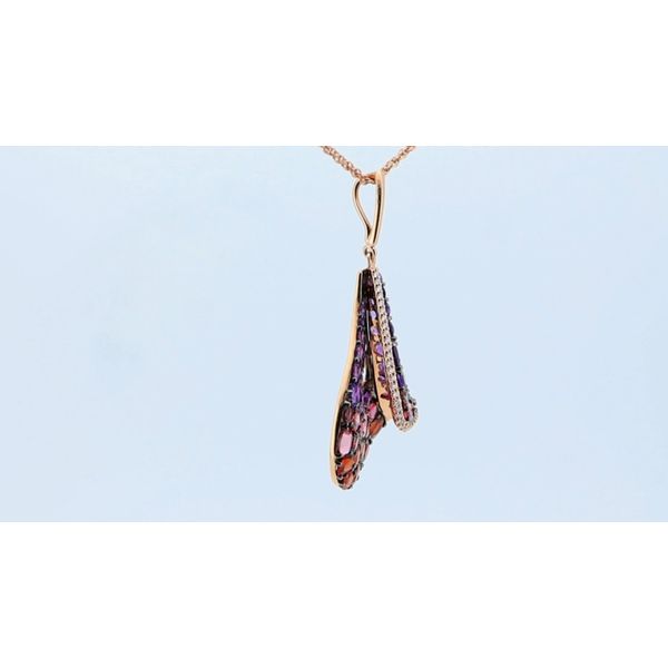 Garnet, Tourmaline & Amethyst Necklace  Image 2 Timmreck & McNicol Jewelers McMinnville, OR
