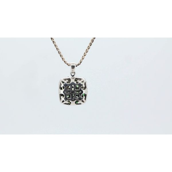Tsavorite, Peridot & Sapphire Necklace Image 3 Timmreck & McNicol Jewelers McMinnville, OR
