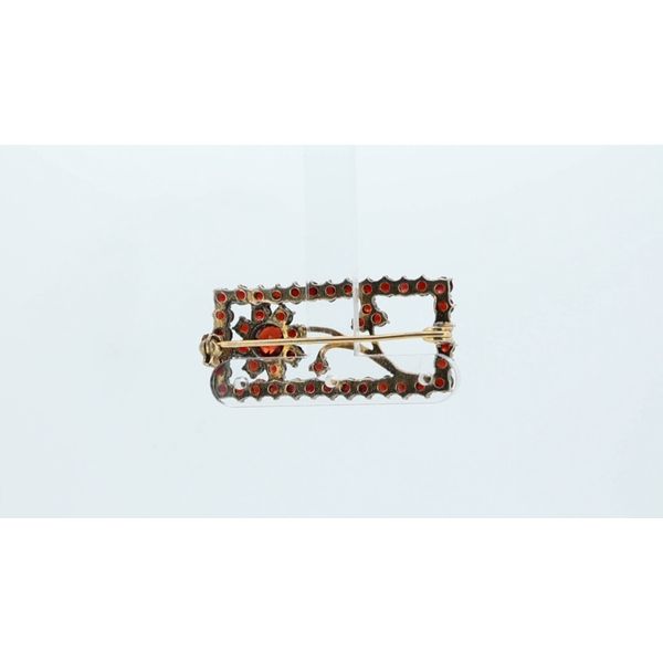 Estate Garnet Pin Image 2 Timmreck & McNicol Jewelers McMinnville, OR