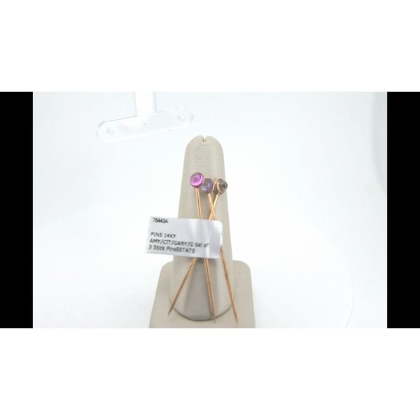 Estate Crystal Stick Pin Set Timmreck & McNicol Jewelers McMinnville, OR