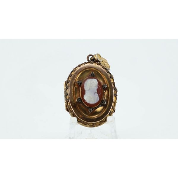 Estate Cameo Locket Timmreck & McNicol Jewelers McMinnville, OR