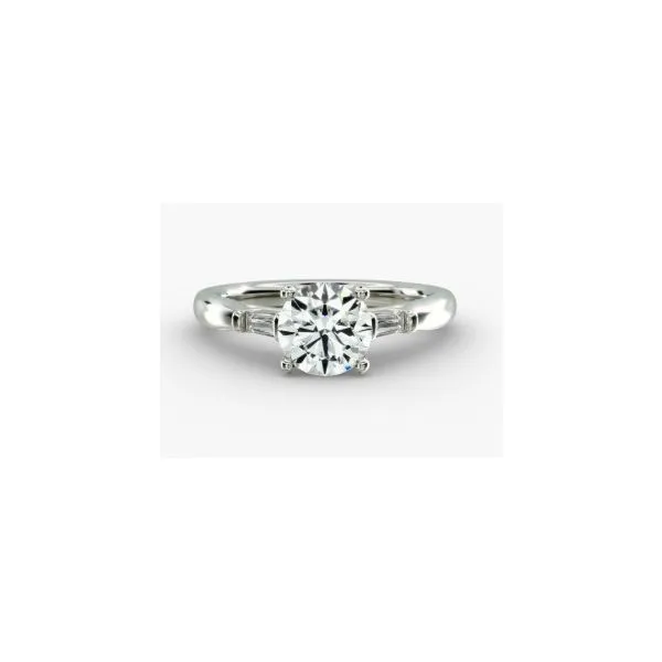 14K White Gold Lab Grown Round Brilliant Cut Diamond Ring Tom Cook Jeweler, Inc. Daytona Beach, FL