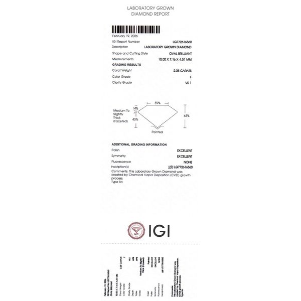 Engagement Ring - Lab Grown Image 2 Tom Cook Jeweler, Inc. Daytona Beach, FL