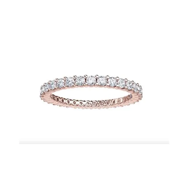 18K Rose Gold Women's Diamond Eternity Band Tom Cook Jeweler, Inc. Daytona Beach, FL