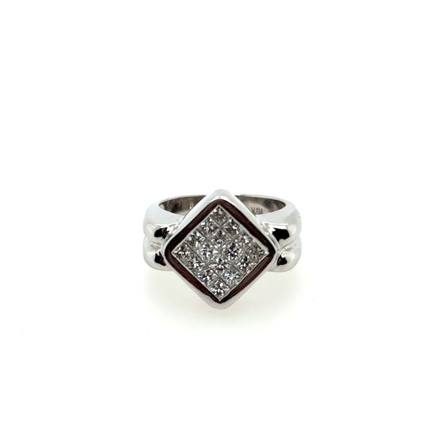 18Kt White Gold Princess Cut Diamond Fashion Ring Tom Cook Jeweler, Inc. Daytona Beach, FL