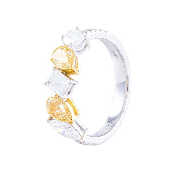 18K Yellow and White Diamond Fashion Ring Tom Cook Jeweler, Inc. Daytona Beach, FL
