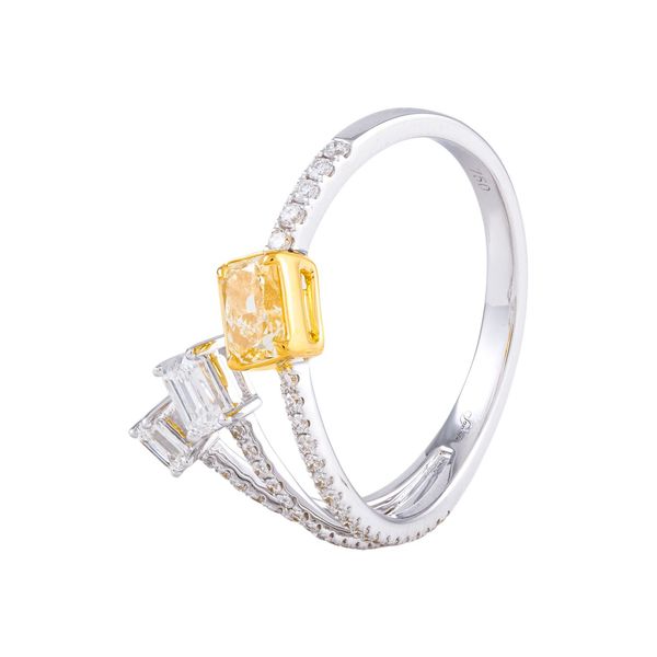 18K Yellow and White Diamond Fashion Ring Tom Cook Jeweler, Inc. Daytona Beach, FL