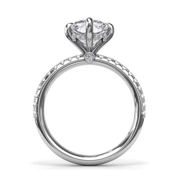 14K White Gold Diamond Semi-Mount Ring Image 2 Tom Cook Jeweler, Inc. Daytona Beach, FL