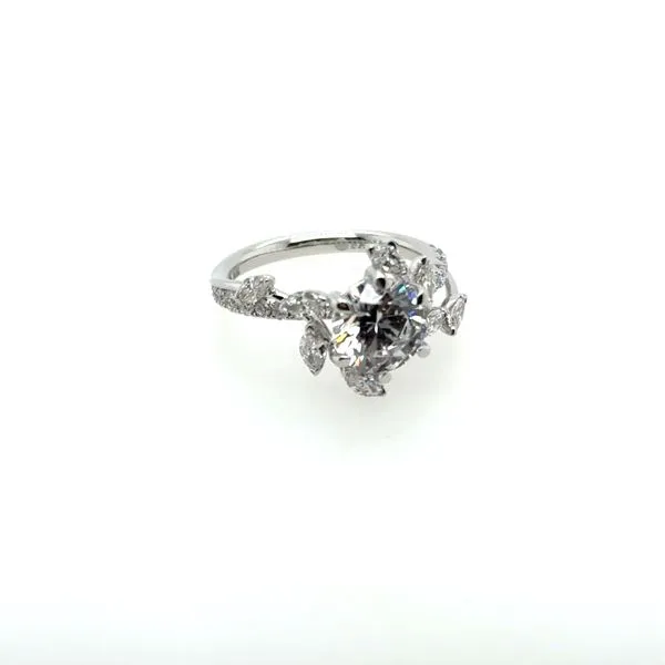 14K White Gold Diamond Semi-Mount Ring Tom Cook Jeweler, Inc. Daytona Beach, FL