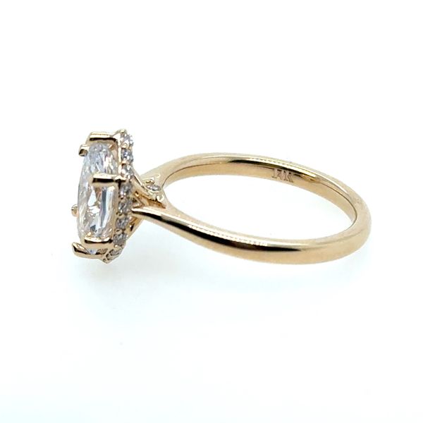 14K Yellow Gold Diamond Semi-Mount Ring Image 2 Tom Cook Jeweler, Inc. Daytona Beach, FL