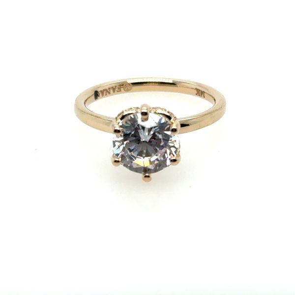 14K Yellow Gold Diamond Semi-Mount Ring Tom Cook Jeweler, Inc. Daytona Beach, FL