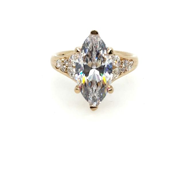 14K Yellow Gold Diamond Semi-Mount Ring Tom Cook Jeweler, Inc. Daytona Beach, FL