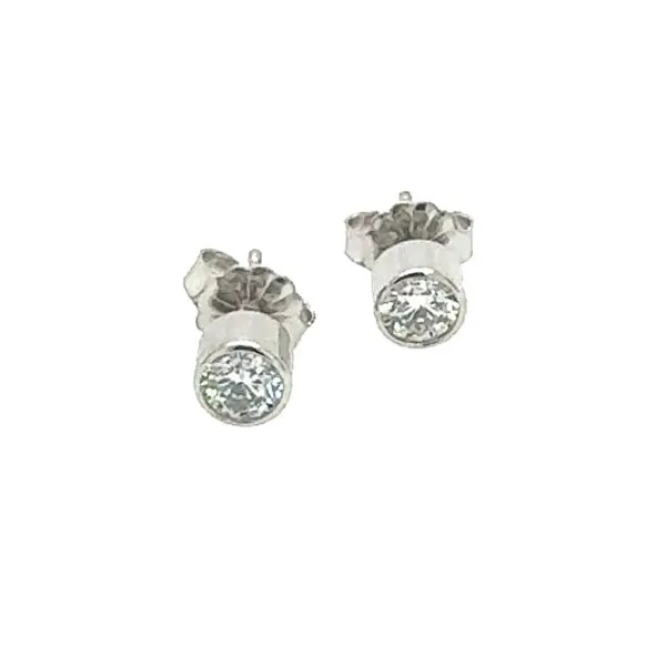 14Kt White Lab Grown Diamond Stud Earrings Tom Cook Jeweler, Inc. Daytona Beach, FL