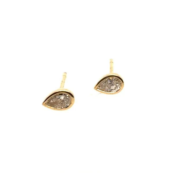14K Yellow Gold Lab Grown Diamond Stud Earrings Tom Cook Jeweler, Inc. Daytona Beach, FL