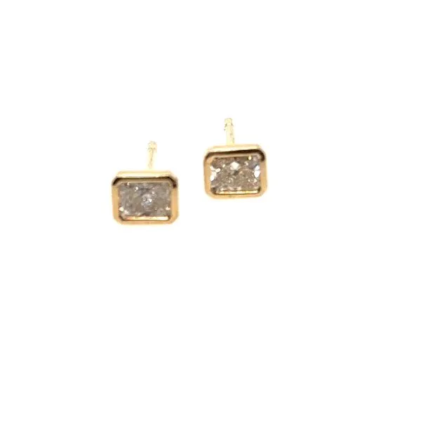 14K Yellow Gold Lab Grown Diamond Stud Earrings Tom Cook Jeweler, Inc. Daytona Beach, FL