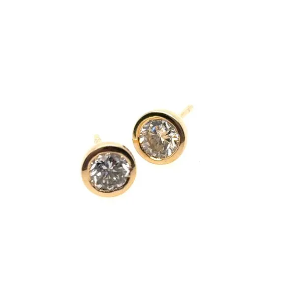 14K Yellow Gold Lab Grown Diamond Stud Earrings Tom Cook Jeweler, Inc. Daytona Beach, FL