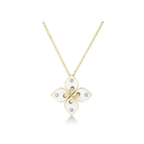 18K Yellow Gold Roberto Coin Venetian Princess Filo Pendant Tom Cook Jeweler, Inc. Daytona Beach, FL