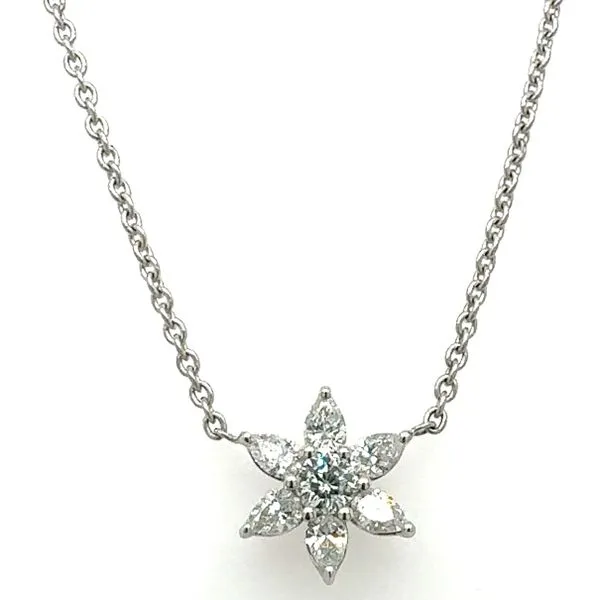 18K White Gold Stelle Diamond Pendant Necklace Tom Cook Jeweler, Inc. Daytona Beach, FL
