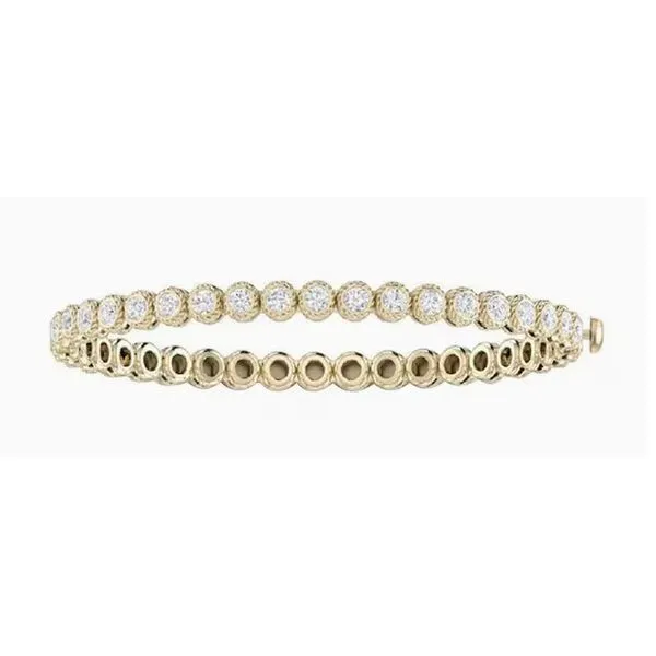 18K Yellow Gold Diamond Bracelet Tom Cook Jeweler, Inc. Daytona Beach, FL