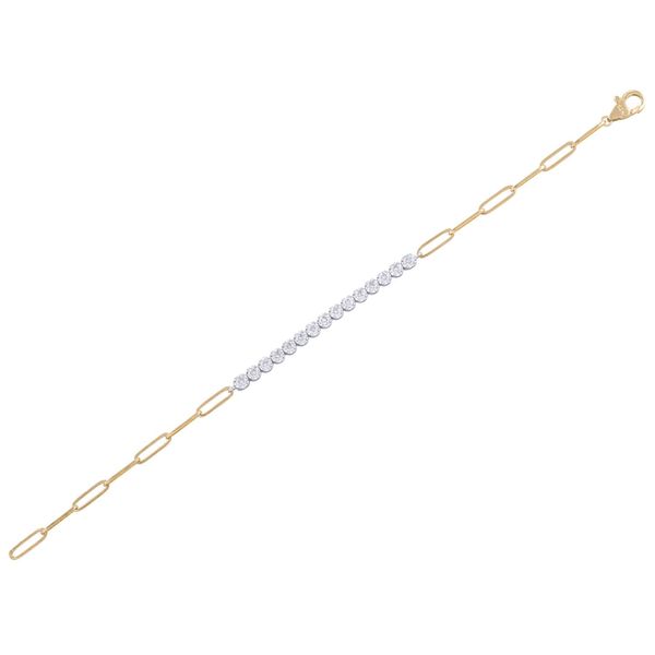 14K Yellow Gold Diamond Bracelet Tom Cook Jeweler, Inc. Daytona Beach, FL