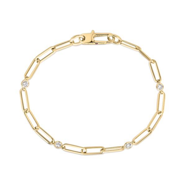 18K Yellow Gold Diamonds by the Yard Bracelet Tom Cook Jeweler, Inc. Daytona Beach, FL