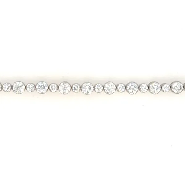 14K White Gold Bezel Set Lab Grown Diamond Bracelet Tom Cook Jeweler, Inc. Daytona Beach, FL