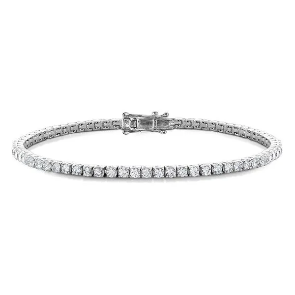 14K White Gold Lab Grown Diamond Tennis Bracelet Tom Cook Jeweler, Inc. Daytona Beach, FL
