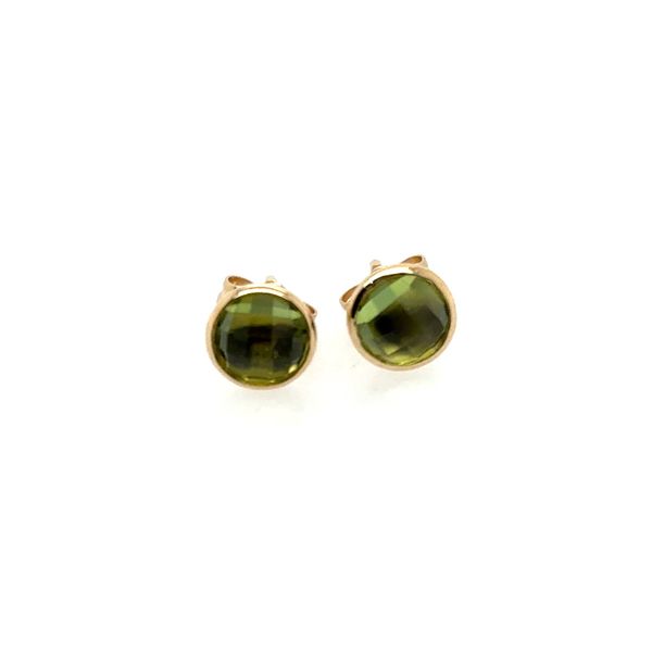 14K Yellow Peridot Stud Earrings Tom Cook Jeweler, Inc. Daytona Beach, FL