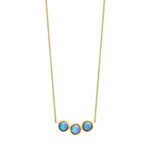 14K Yellow Gold Opal Bezel Set Pendant Tom Cook Jeweler, Inc. Daytona Beach, FL